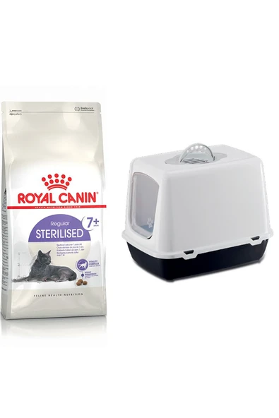 Royal Canin Sterilised +7 Kedi Maması 3,5 Kg + Kapalı Kedi Tuvaleti (original) ürün görseli 1