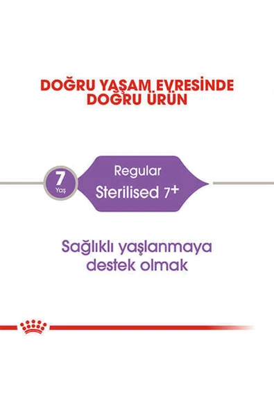 YASELF Royal Canin Sterilised 7+ Kısırlaştırılmış Kedi Maması 1,5 Kg ürün görseli 1
