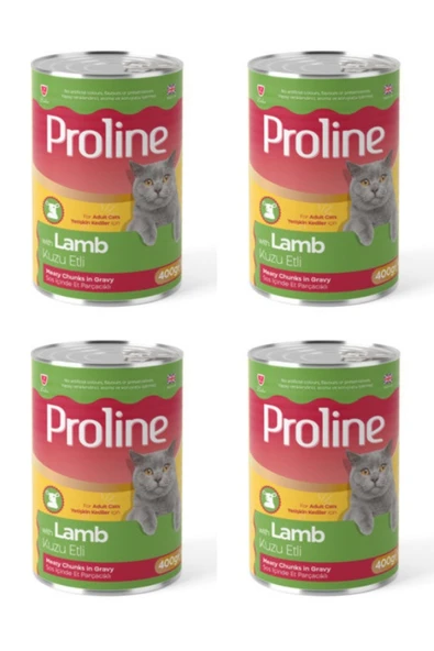 Lider Proline Kuzu Etli Yetişkin Kedi Konservesi 400 Gr*4 Adet ürün görseli 1