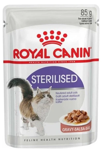 Royal Canin Sterilised Soslu Yaş Kedi Maması 85 gr 6'lı ürün görseli 1