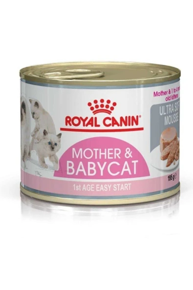 Royal Canin Mother & Babycat Konserve Yavru Kedi Maması 4x195 gr ürün görseli 1