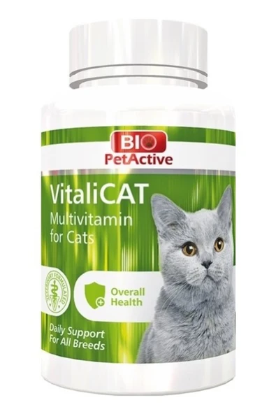 Furlo Bio Pet Active Vitalicat Kediler Için Multivitamin Tablet 150TB ürün görseli 1