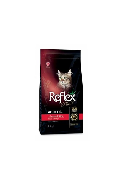 REFLEXX Reflex Plus 1.5 Kg Kuzulu & Pirinçli Yetişkin Kedi Maması 1.5 Kg ürün görseli 1
