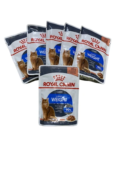 Royal Canin Lıght Weıght Gravy Pouch Yetişkin Kedi Diet Konserve Maması 6x85gr ürün görseli 1