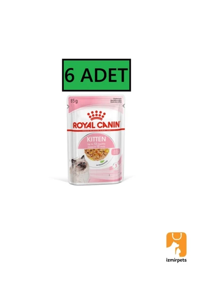 Royal Canin Yavru Kedi Yaş Mama 6 Adet X 85 Gr Kitten Jelly Jöleli ürün görseli 1