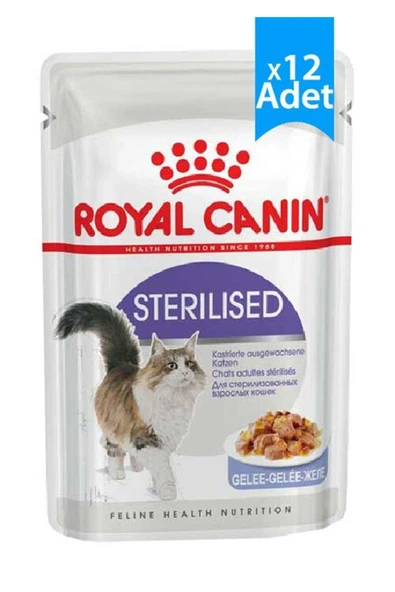 Royal Canin Pouch Jelly Sterilised Kısırlaştırılmış Yaş Kedi Maması 85 Gr X 12 Adet ürün görseli 1