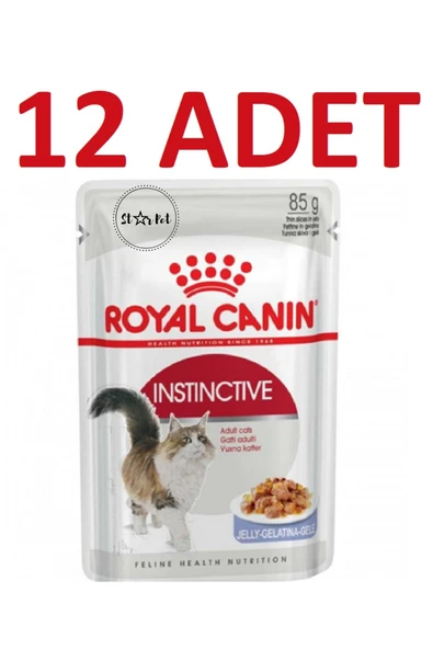 Royal Canin Instinctive Jelly Adult Pouch 85 Gr X 12 Adet Yaş Kedi Maması ürün görseli 1