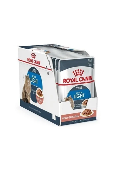 Royal Canin Ultra Light Diyet Kedi Konservesi 85 Grx12 Adet ürün görseli 1