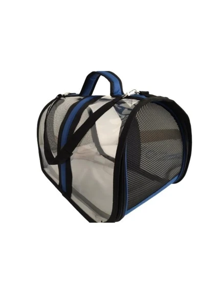 Pet Preety Vp-1300 Bacco Milano Şeffaf Taşıma Çanta Mavi ürün görseli 1