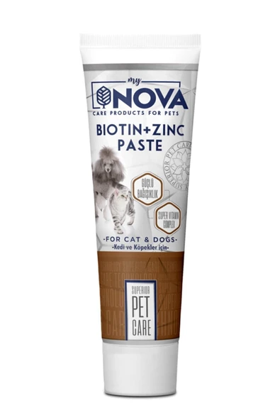 Nova Kedi Ve Köpekler Için Biotin Ve Zinc Paste 100gr ürün görseli 1