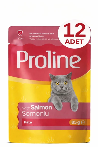 Proline Pouch Somunlu Yaş Kedi Mama 12*85 Gr ürün görseli 1