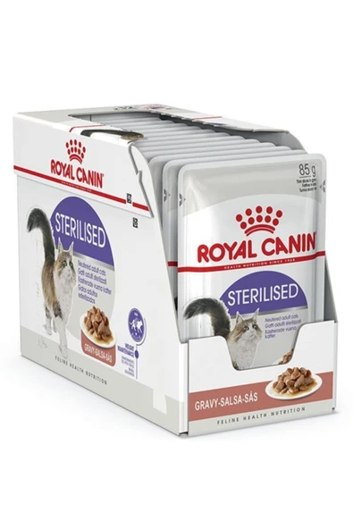 Royal Canin Sterilised Soslu Yaş Kedi Maması 85 Gr X 6 Adet ürün görseli 1