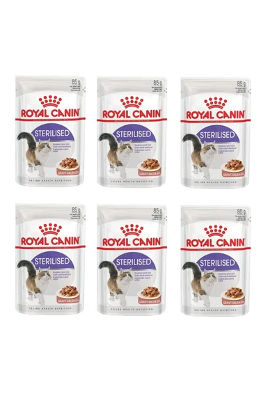 Royal Canin Gravy Sterilised Kedi Yaş Mama 85 Gr. X 6 Adet ürün görseli 1