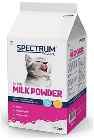 Spectrum Care Yavru Kediler için Taurin ve Multivitaminli Süt Tozu 150 Gram ürün görseli 1