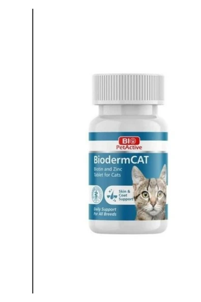 Bio PetActive Bioderm Cat 100 Tb. - Resim 2