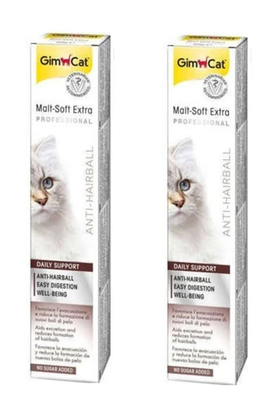 Gimcat Malt-soft-extra Tüy Yumağı Kontrol Kedi Macunu 20 gr * 2 Adet ürün görseli 1