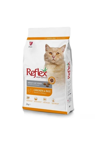 Reflex Tavuklu ve Pirinçli Yetişkin Kedi Maması 2kg ürün görseli 1