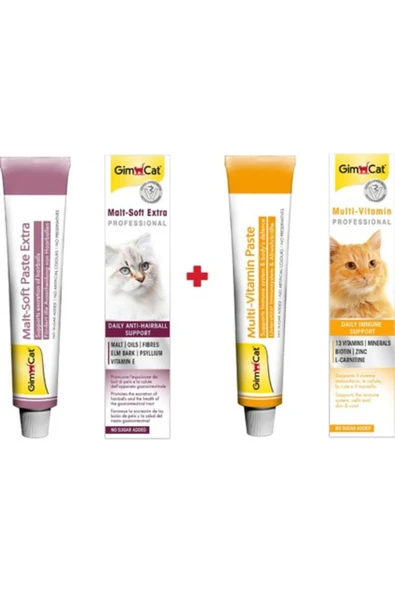 Gimcat Malt Soft Extra 20 gr + Multivitamin 20 gr 2'li set ürün görseli 1