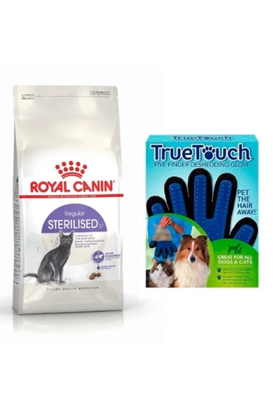 Royal Canin Sterilised Kedi Maması 4 Kg + Kedi Tüy Toplama Eldiveni (original) ürün görseli 1