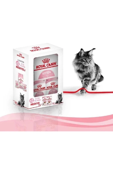 Royal Canin 2 Kg Kitten Yavru Kedi Maması +2 Adet 85 Gr Kitten Yaş Mama ürün görseli 1