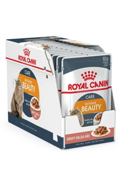 Royal Canin Gravy Intense Beauty Kedi Maması 85 Gr X 6 Adet ürün görseli 1