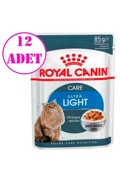 Royal Canin Ultra Light Kedi Konservesi 85 Gr 12 Adet ürün görseli 1