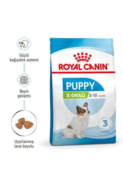 Royal Canin X-small Junior Minik Irk Yavru Köpek Maması 3 kg ürün görseli 1