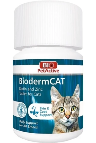 BioPetAct Biodermcat Kediler Için Çinko Ve Biotin ürün görseli 1