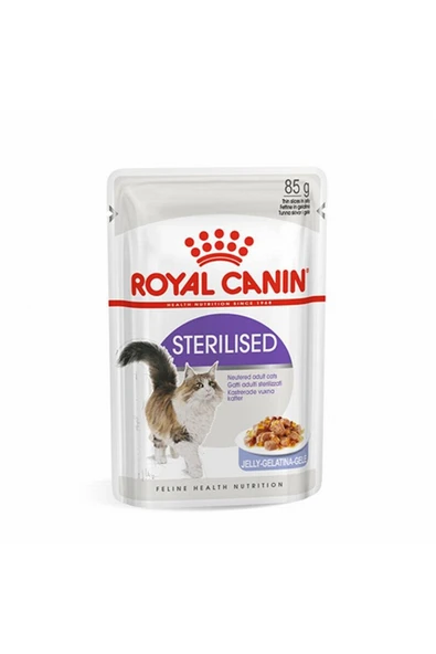 Royal Canin Sterilised Jelly Pouch Kısırlaştırılmış Kedi Konservesi 12 Adet 85 Gr ürün görseli 1