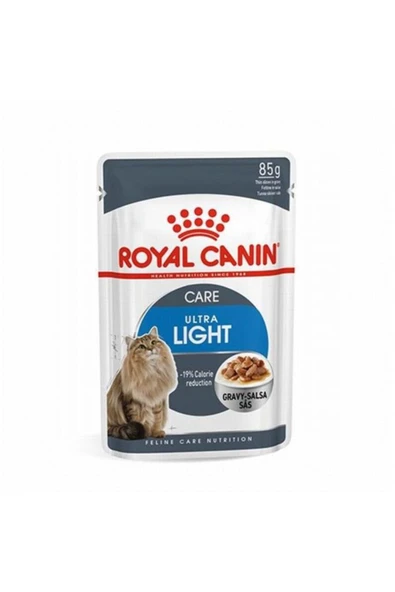 Royal Canin Light Weight Gravy Düşük Kalorili Light Kedi Konservesi 12 Adet 85 gr ürün görseli 1