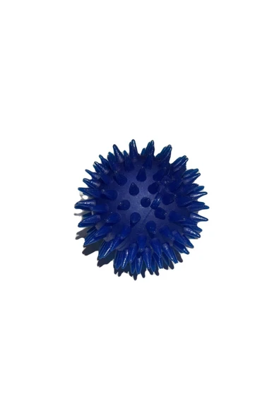 antares pet Işıklı Kirpi Top Oyuncağı Kedi Köpek Lacivert ürün görseli 1