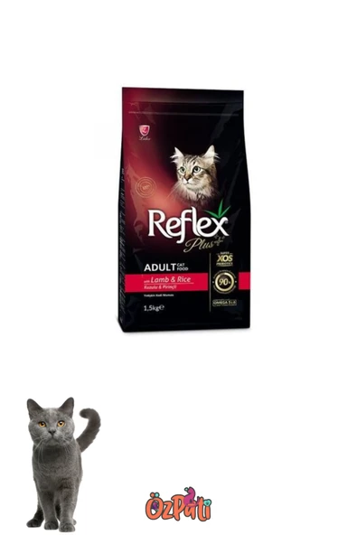Reflex Kuzu ve Pirinçli Etli Yetişkin Kedi Maması 1,5 kg ürün görseli 1