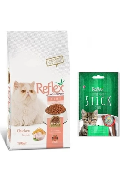 Reflex Kitten Tavuklu Yavru Kedi Maması 1,5 Kg Stick ürün görseli 1