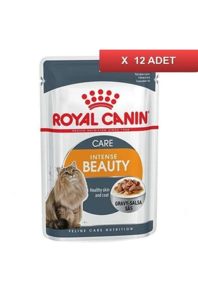 Royal Canin Intense Beauty Gravy Soslu Kedi Konservesi 85 gr (12 Adet) ürün görseli 1