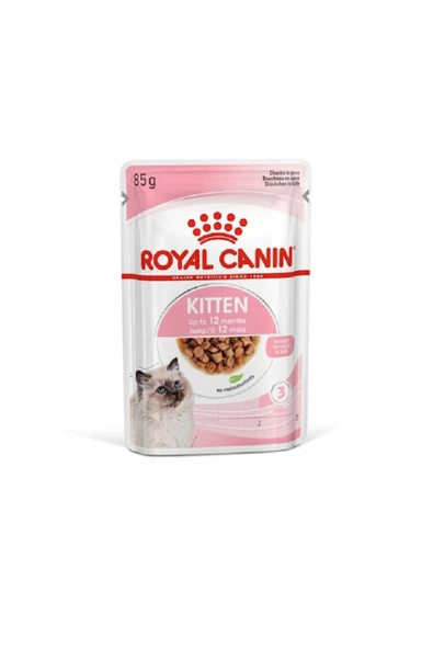 Royal Canin Kitten Gravy Pouch x6 - Resim 3