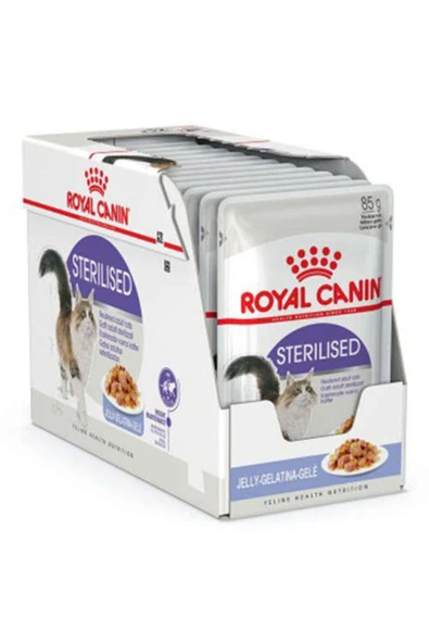 Royal Canin Gravy Sterilised Kısırlaştırılmış Yaş Kedi Maması 85 gr-(12 Adetx85 gr) ürün görseli 1