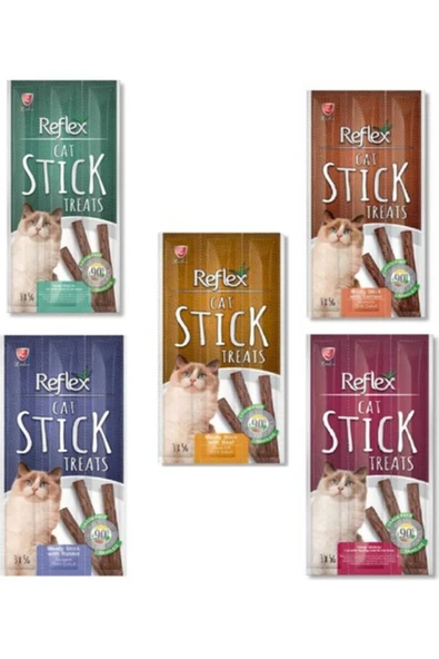 Reflex Stick Karışık Ödül Maması Seti 5li Paket ürün görseli 1