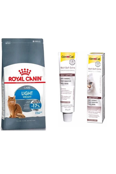 Royal Canin Light Diyet Kedi Maması 1,5 Kg + Gimcat Malt 20 Gr (original) ürün görseli 1