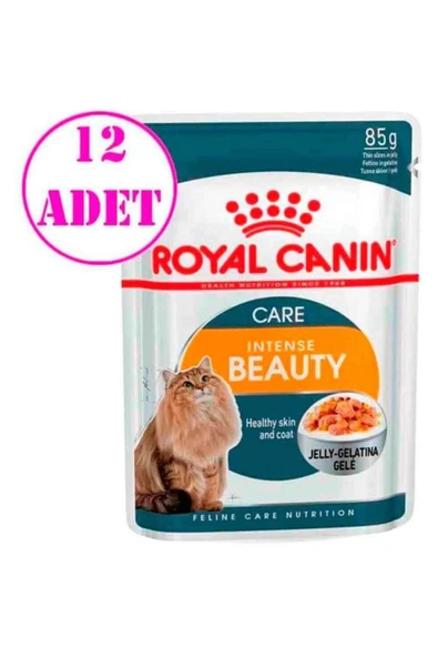 Royal Canin Intense Beauty Jelly 85 Gr 12 Adet ürün görseli 1