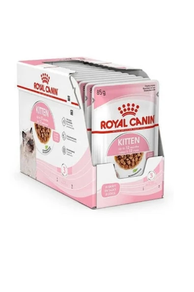 Royal Canin Kitten Yavru Kedi Yaş Mama 85 gr X 12 Adet ürün görseli 1
