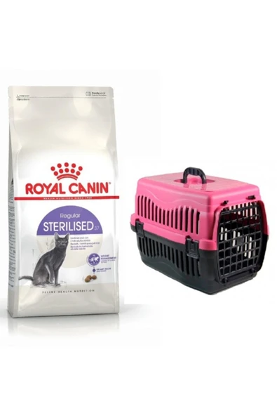 Royal Canin Sterilised Kedi Maması 4 Kg + Pembe Taşıma Çantası 49 Cm (original) ürün görseli 1