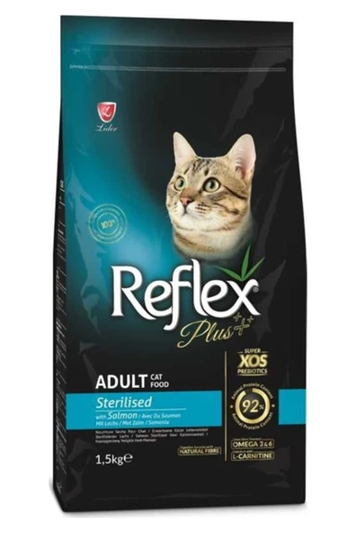 Reflex Plus Sterilized Somonlu Yetişkin Kedi Maması 1,5 kg ürün görseli 1