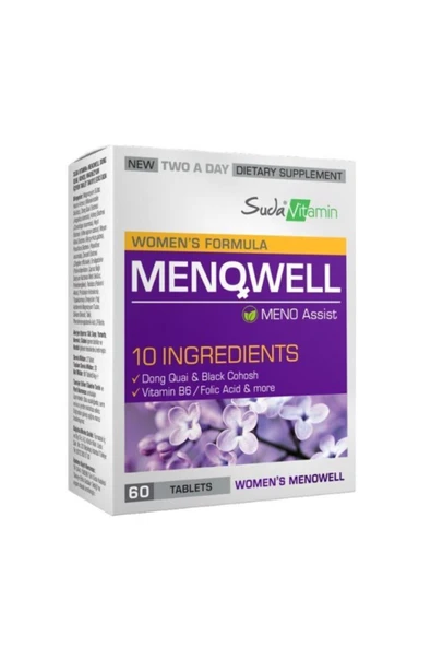 Suda Vitamin Menowell 60 Tablet ürün görseli 1