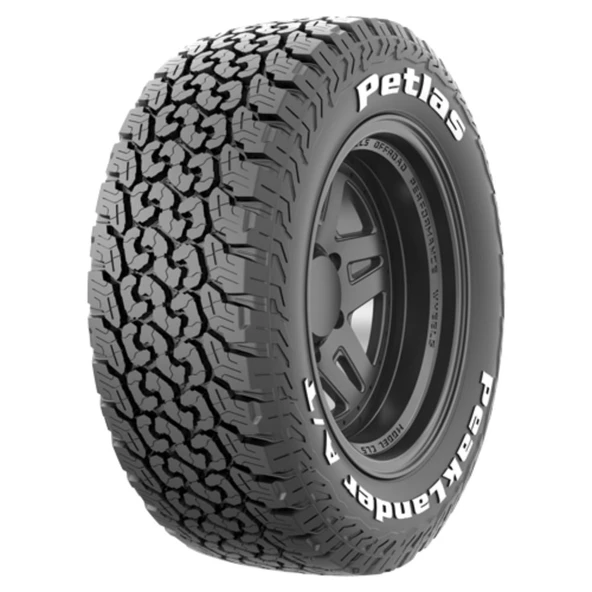 Petlas Peaklander A/T 245/75R16 120/116S LRE RWL LT TL (4 Mevsim) (2026) ürün görseli 1