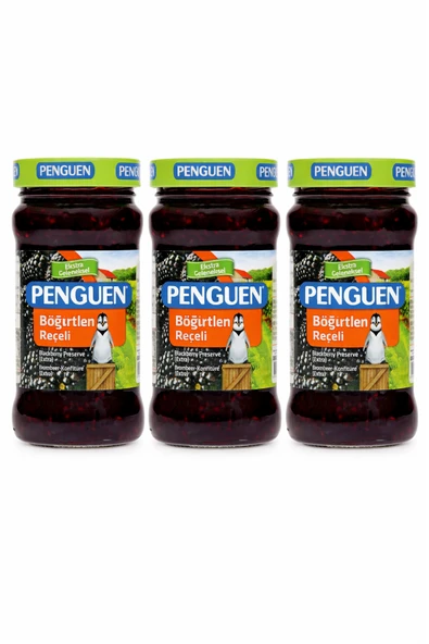 Penguen Böğürtlen Reçeli Ekstra Geleneksel 380 gr x 3 Adet ürün görseli 1
