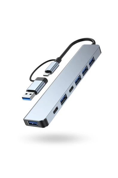 Büro Ev Ofis Cihazları için UsbC-7HUB Usb Çevirici ürün görseli 1