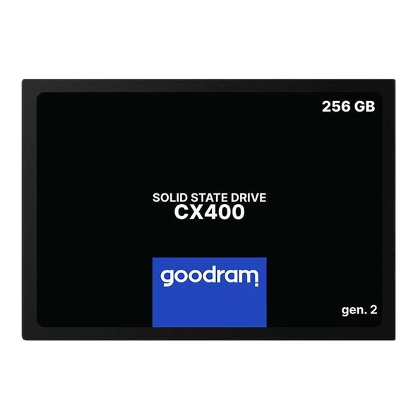 GOODRAM CX400 256GB 550/480MB/s SATA3 SSD SSDPR-CX400-256-G2 ürün görseli 1