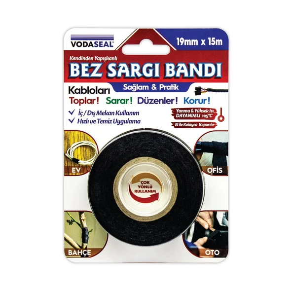 Vodaseal Bez Sargı Bandı 19 mm 15 Metre ürün görseli 1