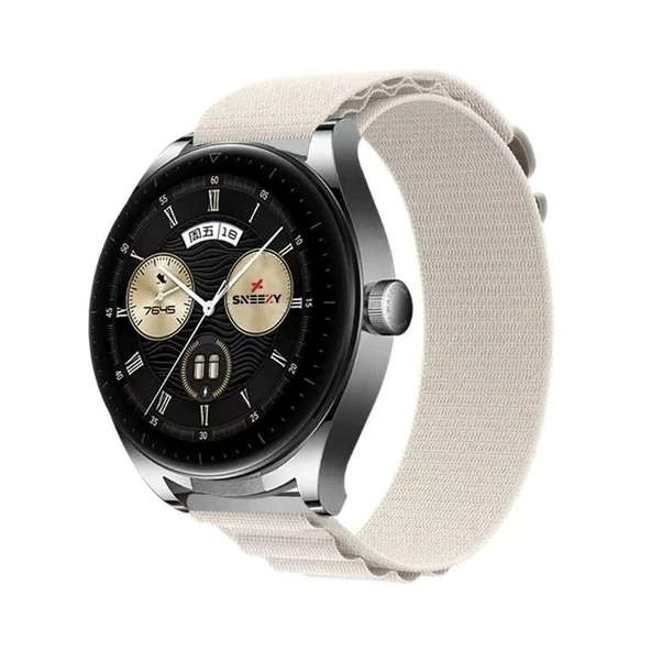 Honor Magic Watch 2 – Watch Magic – Watch Gs3 22mm Uyumlu Frost Alpine Loop Kordon  Starlight ürün görseli 1