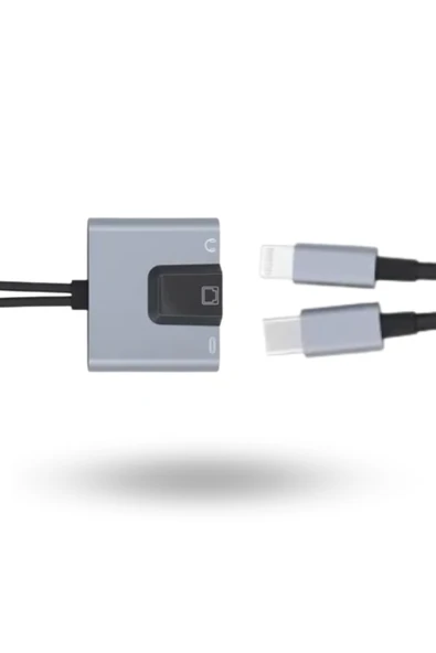 Büro Ev Ofis Cihazları için Ios-UsbC 3HUB Aux Ethernet Çevirici ürün görseli 1